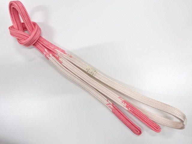 JAPANESE KIMONO / UNUSED HAND-TIED OBIJIME